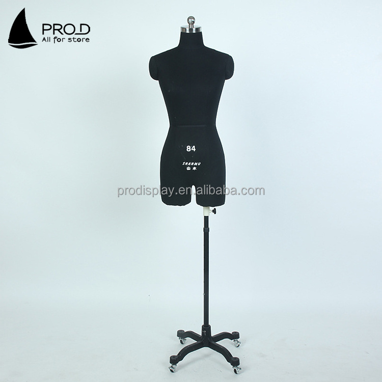 Dressmakers female tailors dummy adjustable tailoring mannequin women full body with wheels