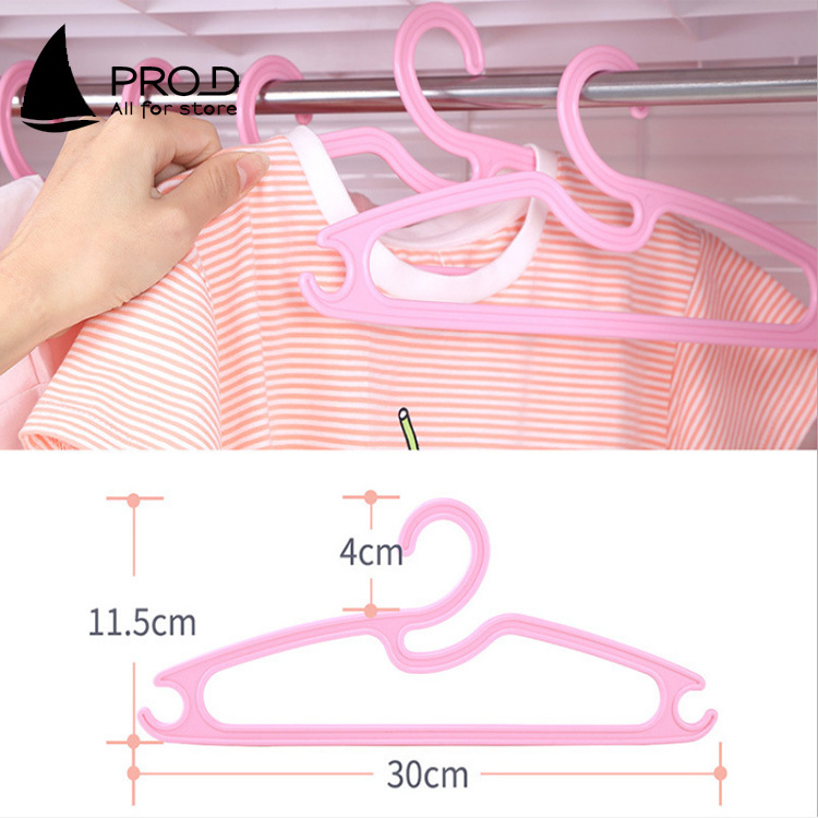 Plastic color children's hanger non-slip baby and toddler cute hanger baby coat  hanger