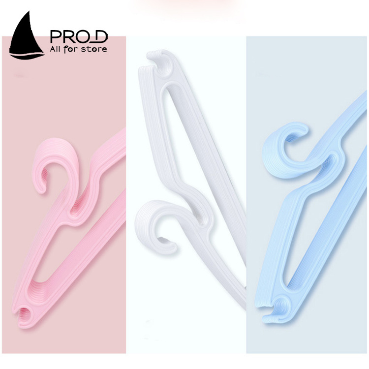 Plastic color children's hanger non-slip baby and toddler cute hanger baby coat  hanger