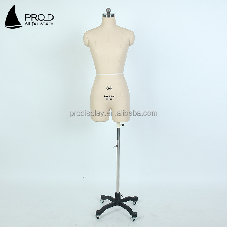 Dressmakers female tailors dummy adjustable tailoring mannequin women full body with wheels