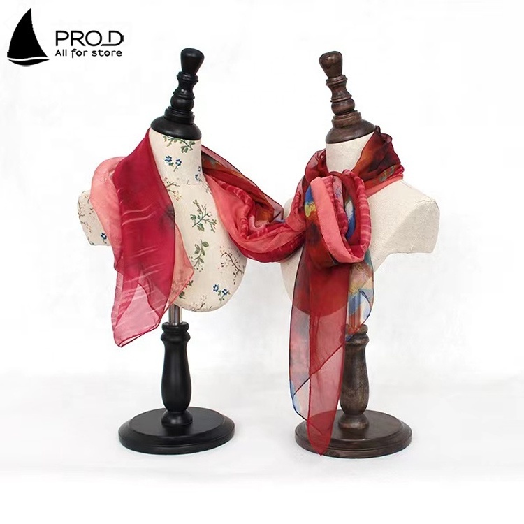 Window Display Covered Retail Scarf Display Rack Necklace Display Mannequin