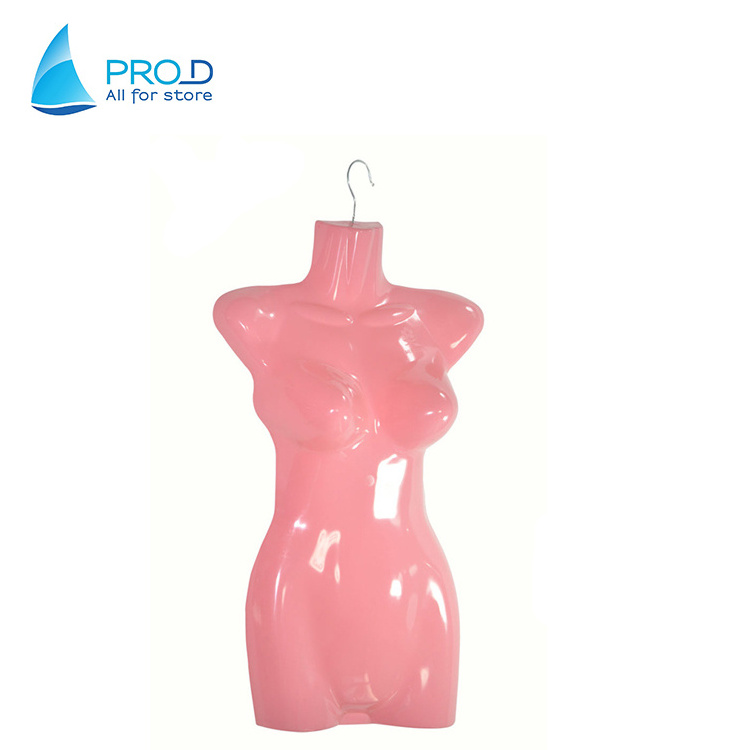 High Quality Bikini Swimwear Plastic Female Display Mannequin With Hanger