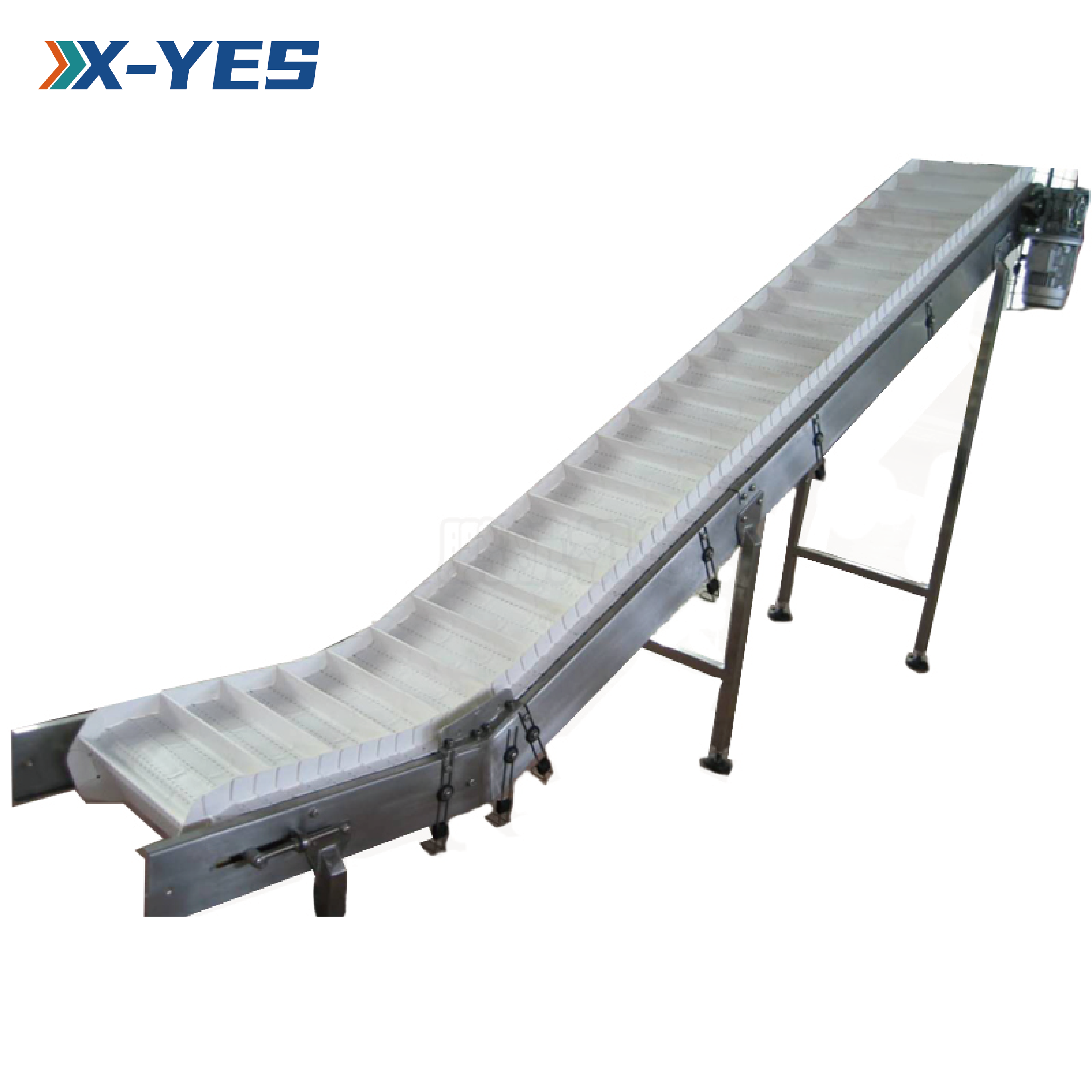 Wood Chip Conveyor Potato Conveyor Belts Vertical Chain Conveyor