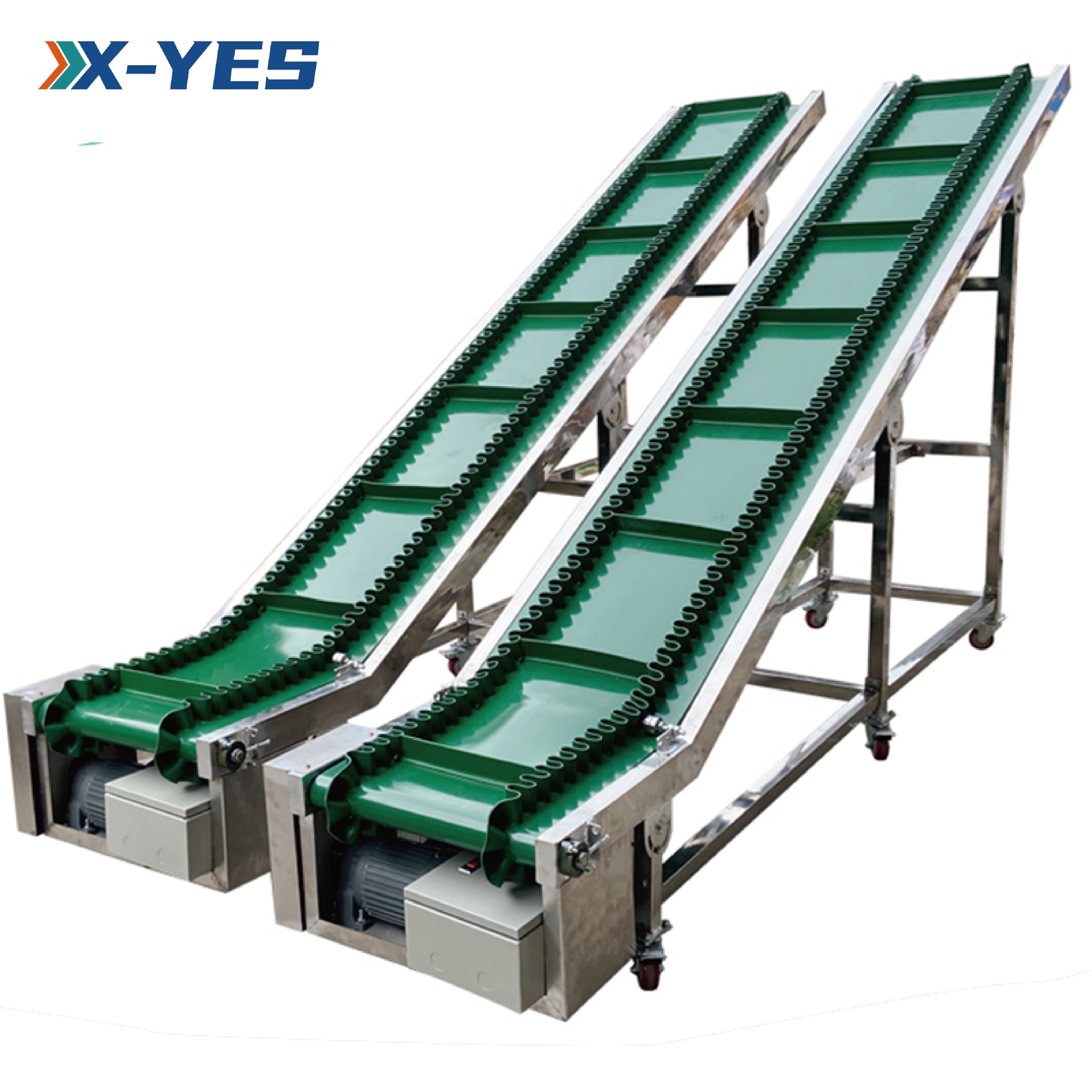 Wood Chip Conveyor Potato Conveyor Belts Vertical Chain Conveyor