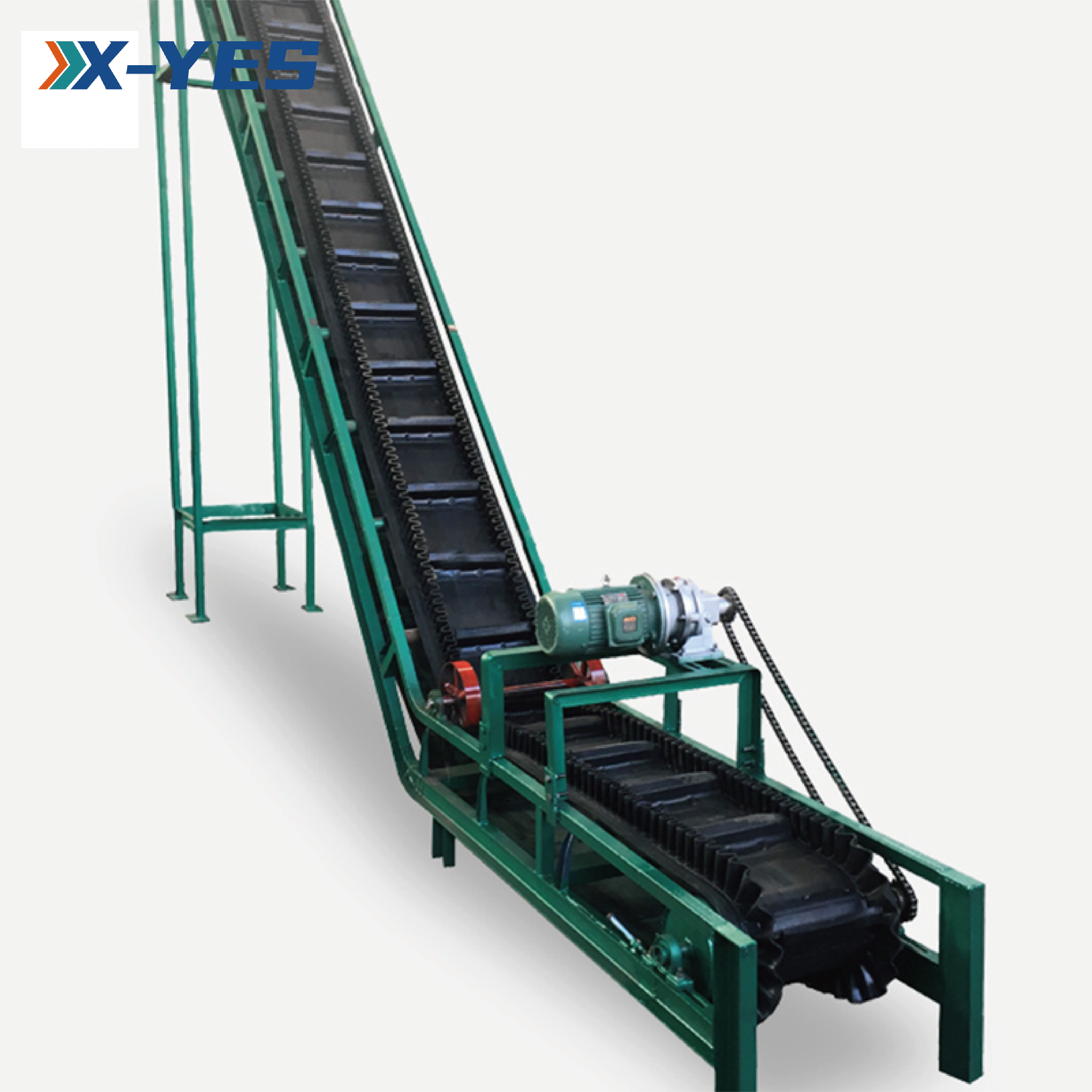 Wood Chip Conveyor Potato Conveyor Belts Vertical Chain Conveyor