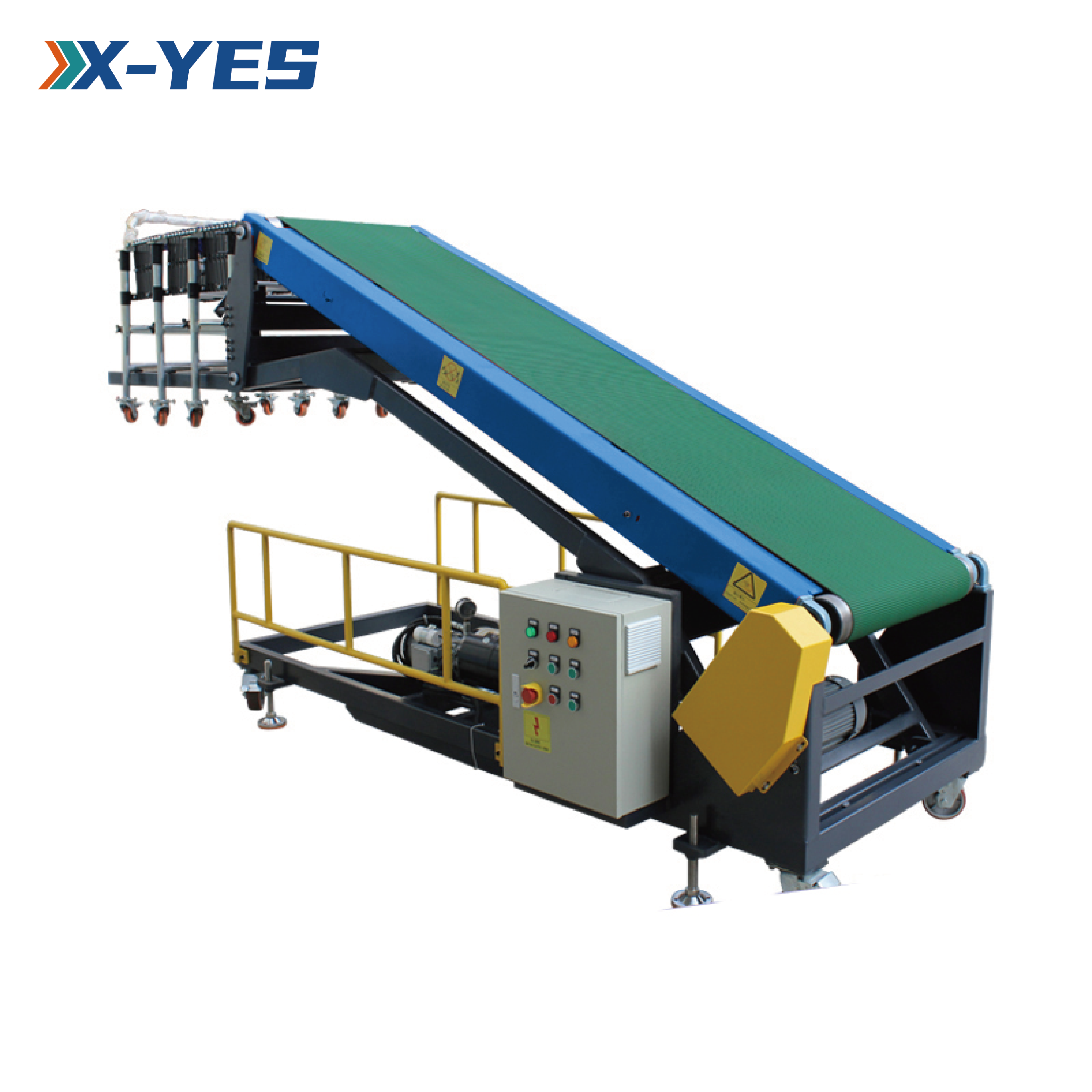 professional custom telescopic belt conveyor system for truck loading unloading