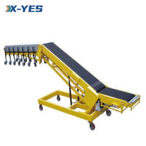 Factory Customized Telescopic Container  Belt Conveyor for Truck Loading Unloading