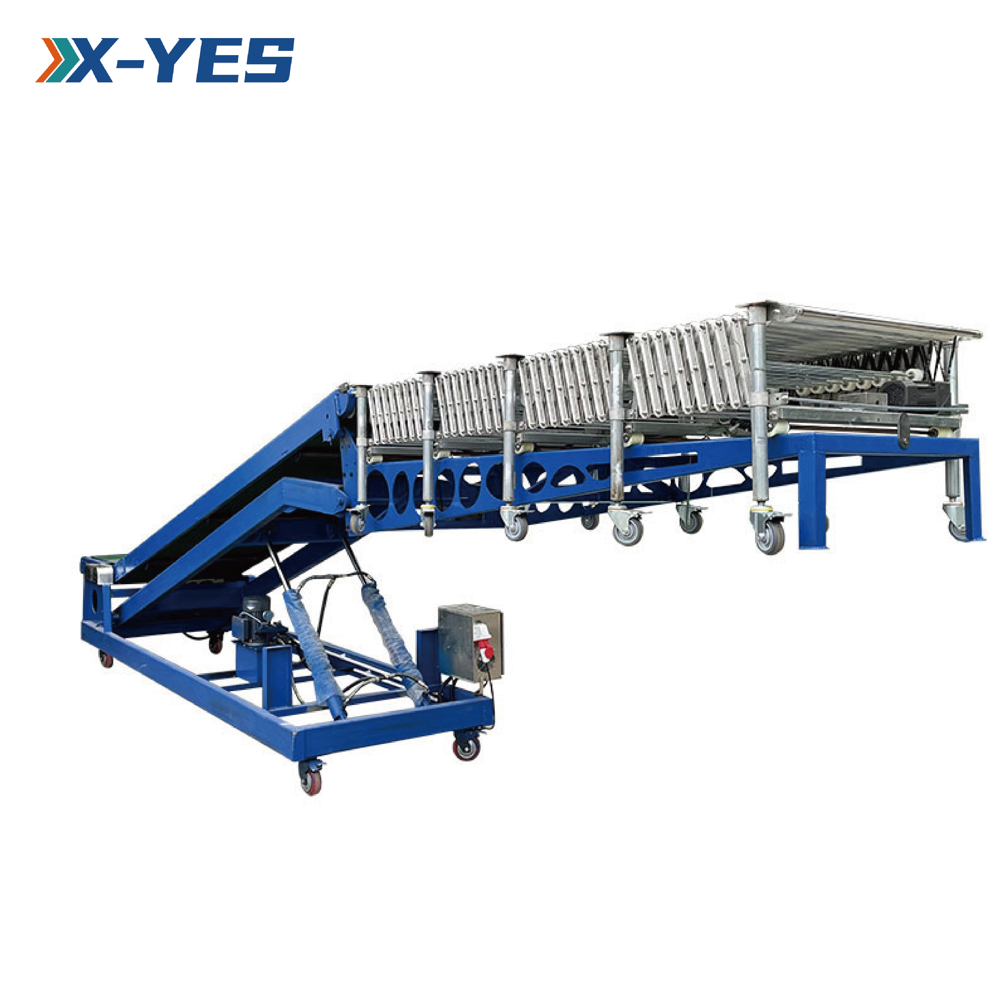 Factory Customized Telescopic Container  Belt Conveyor for Truck Loading Unloading