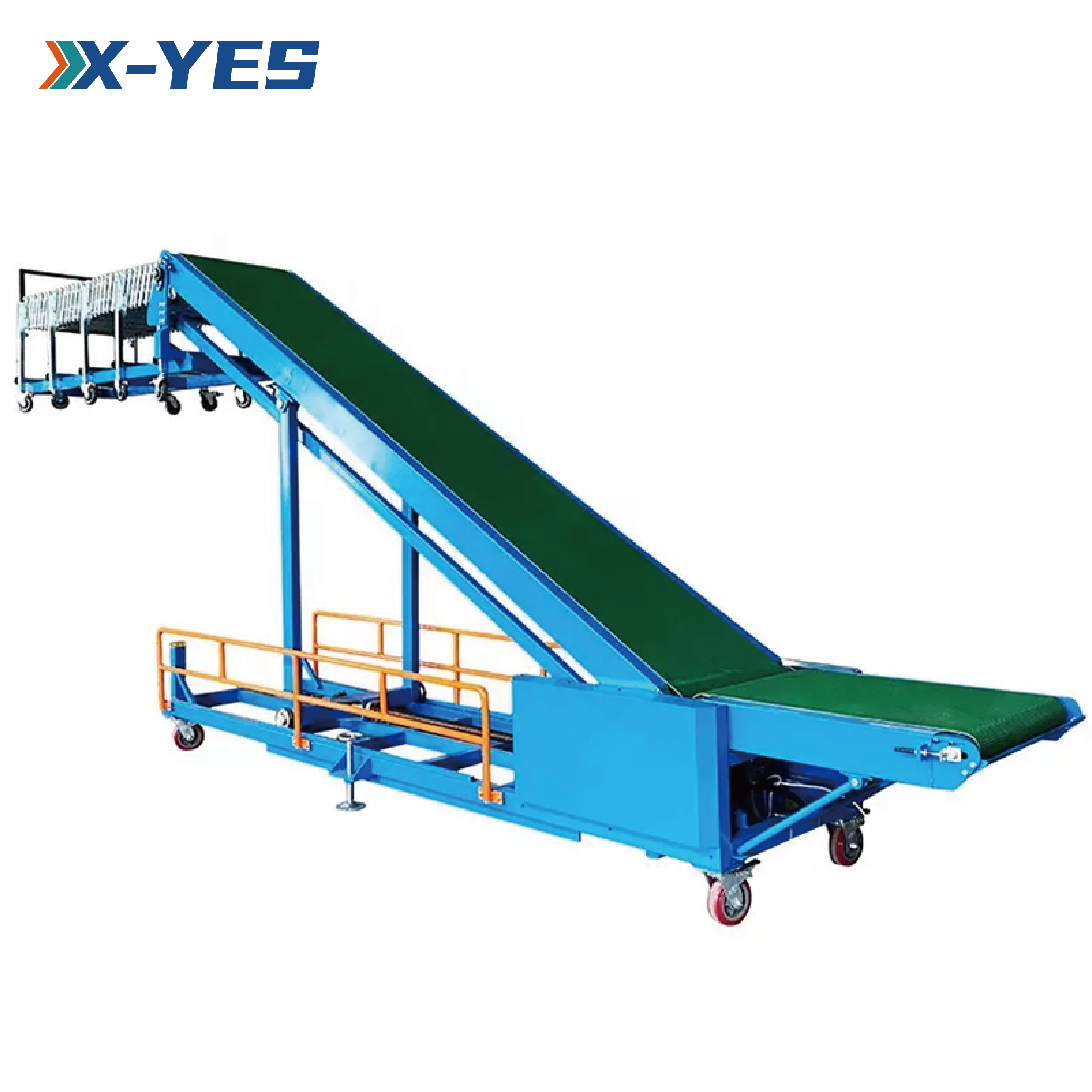 Factory Customized Telescopic Container  Belt Conveyor for Truck Loading Unloading