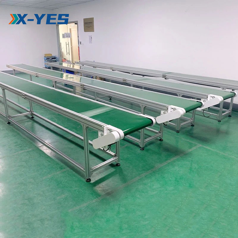 X-YES food grade pu snack conveyor belt with side walls transportation belt conveyor