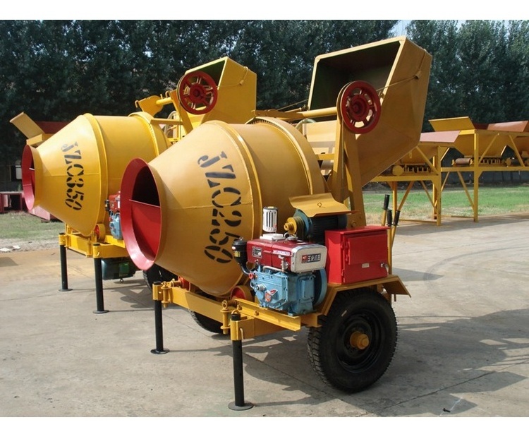 Concrete Mixer Mini Pump Concrete Pump Mixer Pump with Diesel Drum for Cement Sand Stone