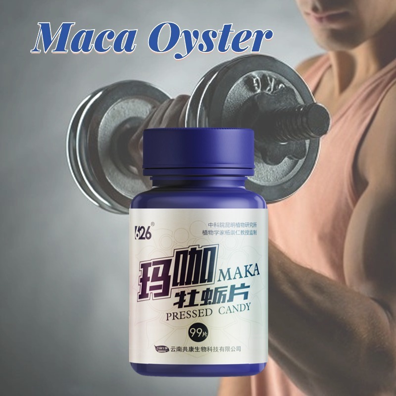 Prof.Ding OEM High Quality Men Power Supplement Food Extraction Maca Pressed Candy Maca Oyster Tablets