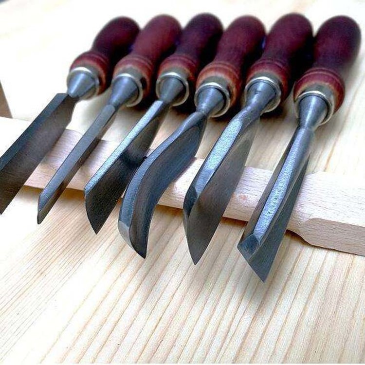 High-grade CRV chrome vanadium steel 7-piece engraving chisel with rasps chisel root carving chisel wood carving knife