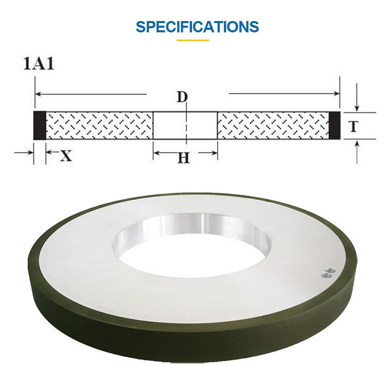 Tungsten Carbide Tool Grinder Resin Bond Diamond Grinding Car Polish Sharpening Disc Abrasive Wheel