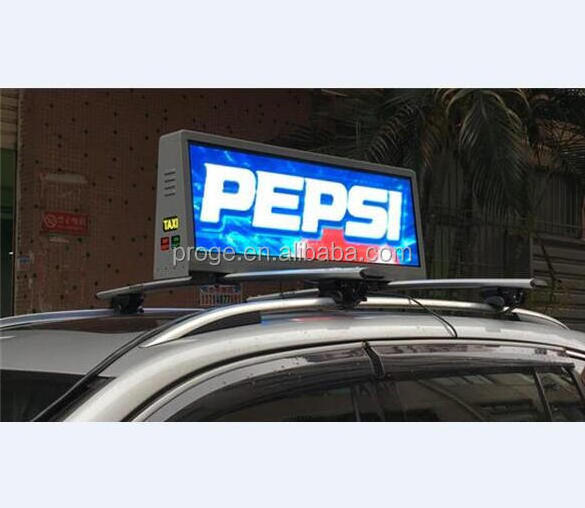 5G/4G/Wifi P2.5 P5 high definition super thin screen panel for car outdoor led taxi roof top advertising display sign