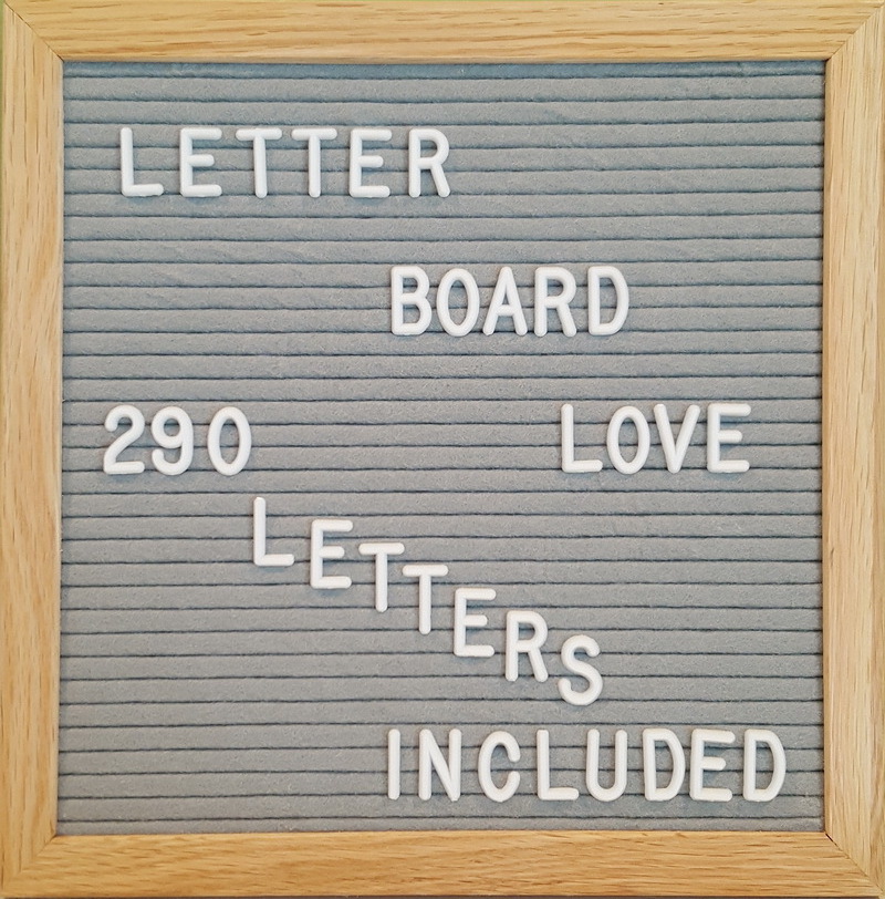 Most popular high quality sale oak frame changeable felt wood vintage advertising plastic slotted punctuation letter board