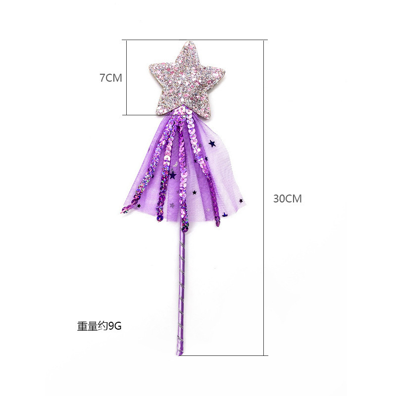 Hot Selling Princess Magic Wand for Girl's Princess Costume Role Play Birthday Party Favor Fairy Dress-up Wands