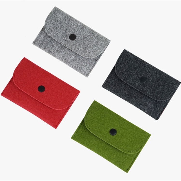 2024 Hot Sale China Wholesale Bag of Phone Portable Storage Bags Felt Decorate Telephone Switch Mobile Cell Phone Bag for Travel