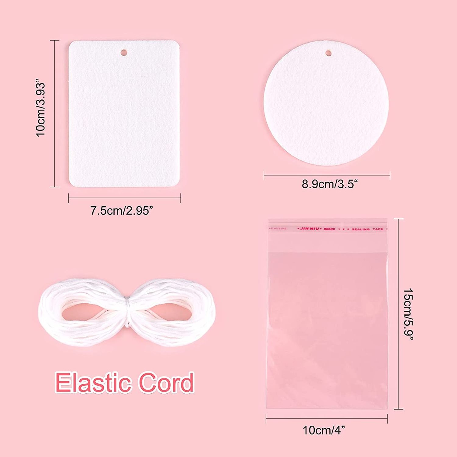 diy round square scented hanging heat transfer felt paper sheet sublimation blanks air freshener for car home interior decor