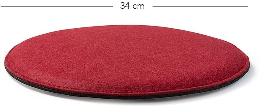 wholesale interior accessories square 35x35cm grey felt outdoor stadium car mat cover pads chair seat cushions for home office