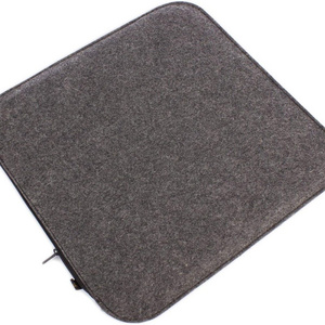 BSCI wholesale low price home office colorful chair pad upholstery heated 35x35 cm anthracite seat felt cushions with foam