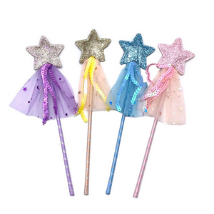 Popular Star Wands for Birthday Halloween Christmas Party 11 Inches Girls Toy Costume Props Fairy Magic Wands Sticks