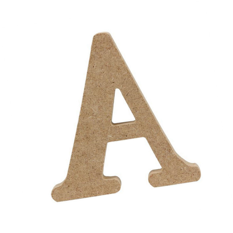 Wholesale 3d wood handicrafts 15mm thick laser cut alphabet train craft wooden letters for wall decor