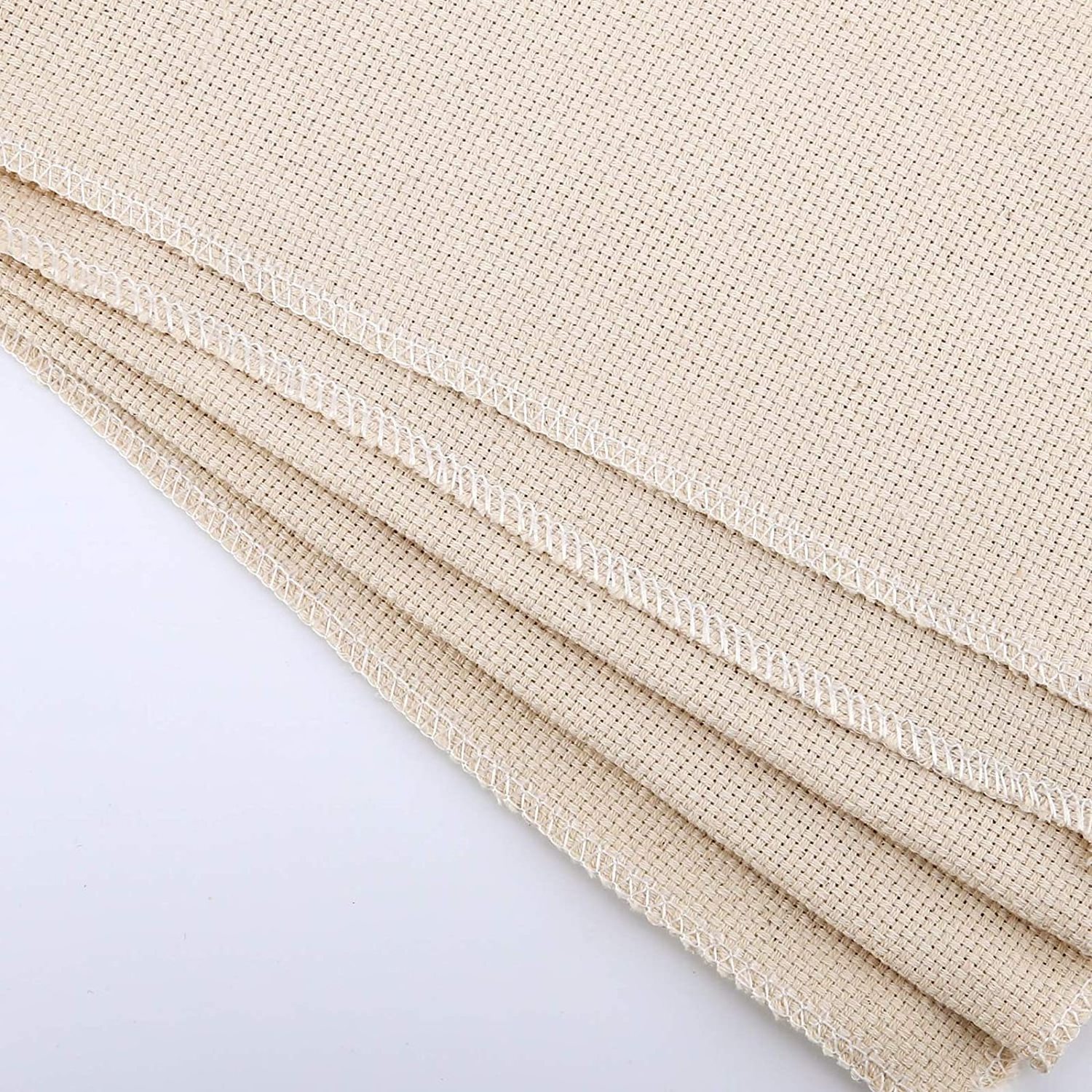 26.4x19.3 Inch Needlework Fabric Linen Needlework Fabric Monk Cloth for Punch Needle Rug-Punch Needles & Pinch Needle