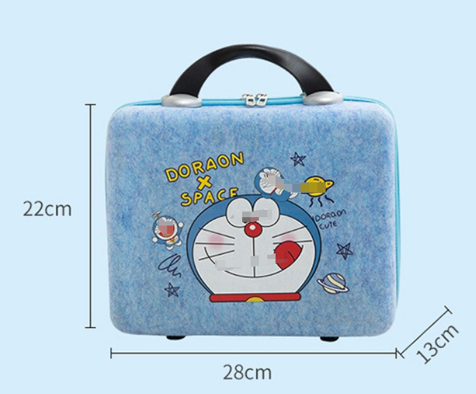 free sample in stock wholesale custom kids cabin mini cartoon frame felt suitcases make up case trolley luggage travel bags