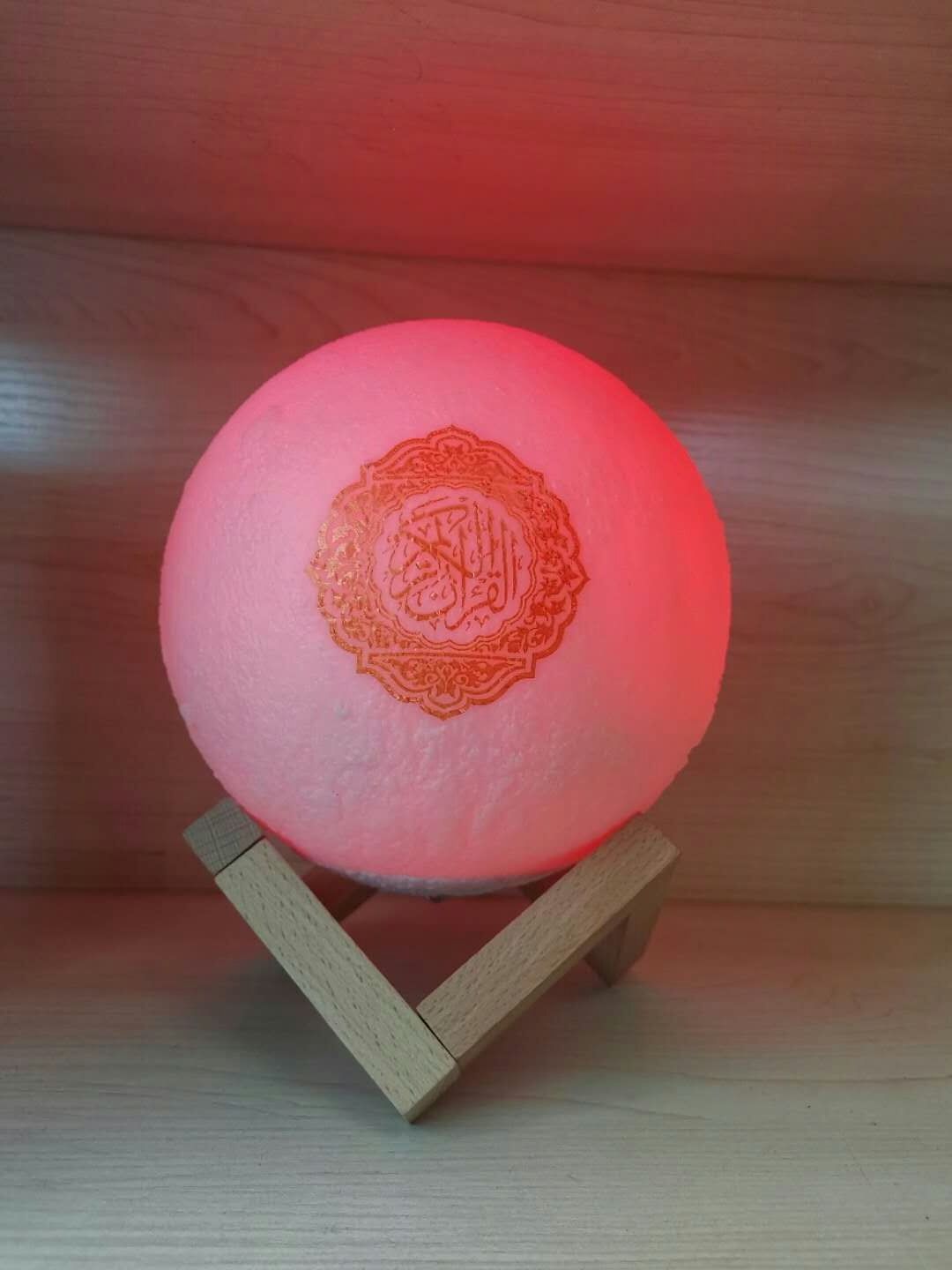 Bluetooth Moon Lamp Quran Speaker Usb Plastic Portable OEM Active Mini Quran 10W 8GB Mobile Tekno Mini Quran Gift Sets 5W 5.0