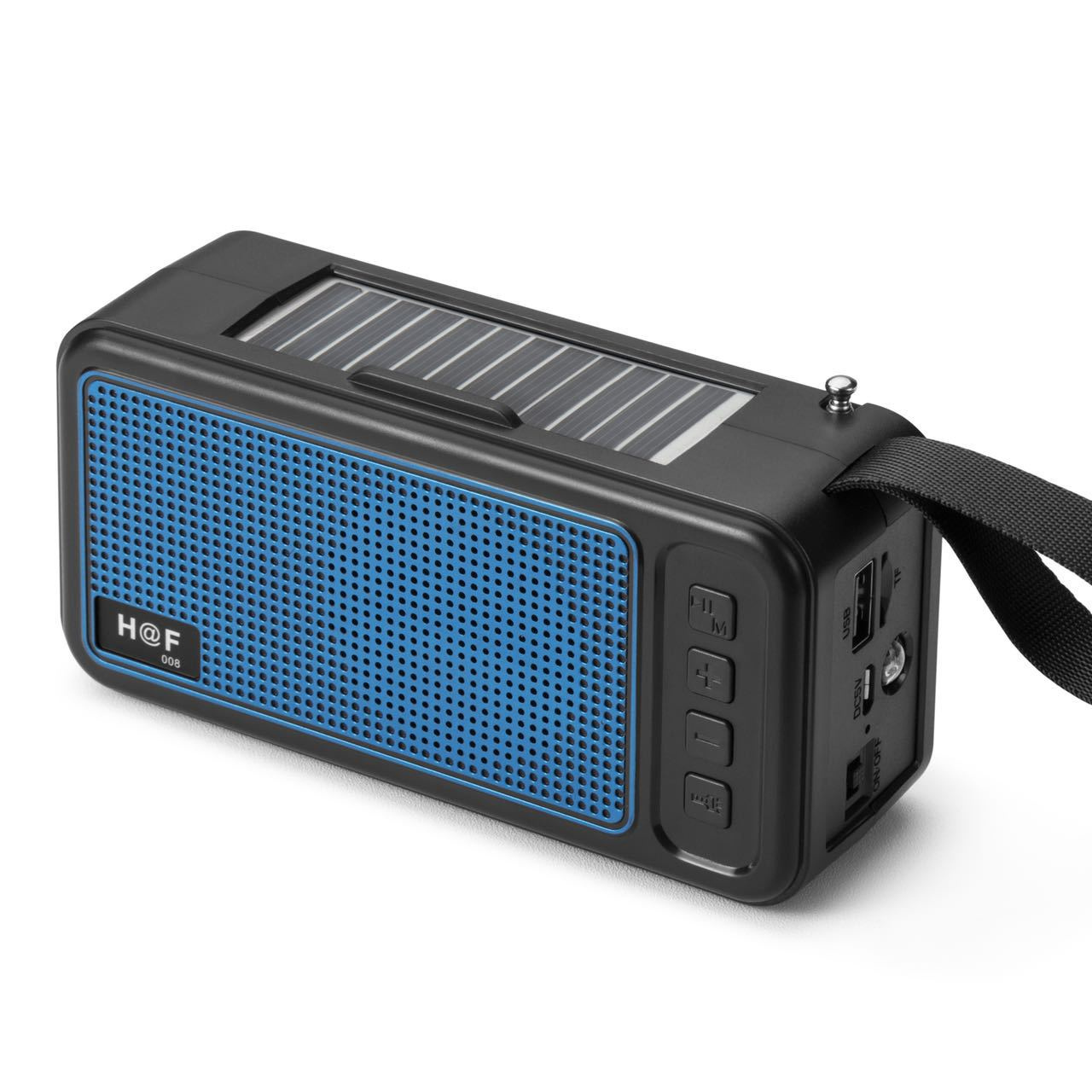 HF-008 portable flashlight radio outdoor solar charging Bluetooth speaker rechargeable emergency led  lights