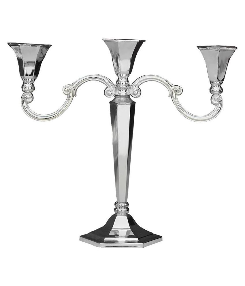 Brass Silver Pewter CANDLE HOLDER