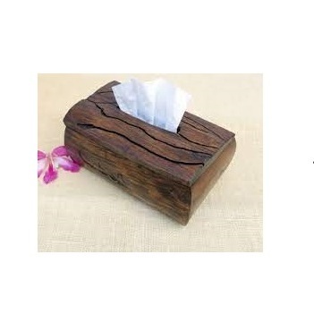 Handmade Design Wooden Walnut Napkin Holder Tissue Box For Party Wedding Tissue Paper Dispenser Box Facial Tissue Box Holder