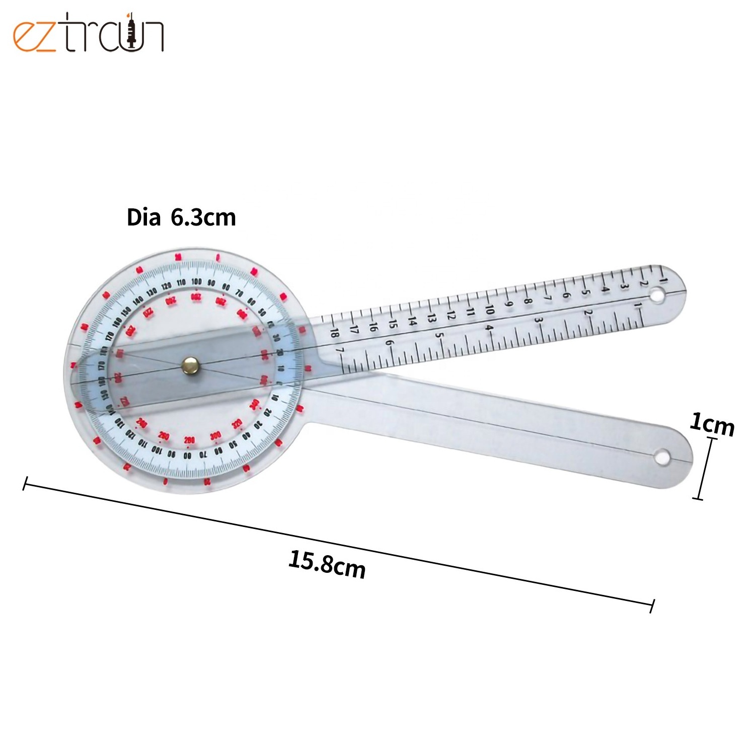 Physical Therapy, Fitness, Protractor Angel Ruler Measuring Tool Body Measuring Goniometer