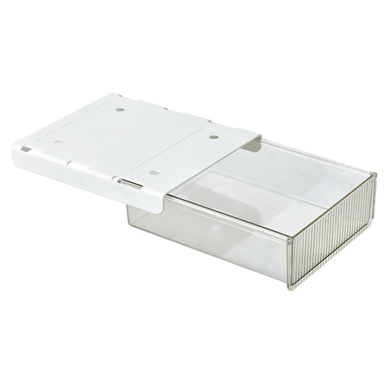 Wholesale Office Under Desk Drawer hidden Hanging Storage Organizer  Office Organizers Self-Adhesive Hidden Pencil Box