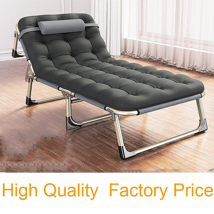 High Quality Foldable Chaise Lounge Chair Adjustable Steel Zero Gravity Lounge Chair Office Rest Portable Bed