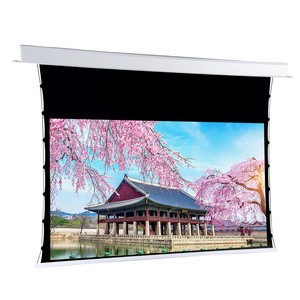 Future 100 Inch 4:3/16:9 Electric Ceiling-Mounted Projector Screen HD Auto Lift Home Movies Theater Electric Projector Screen