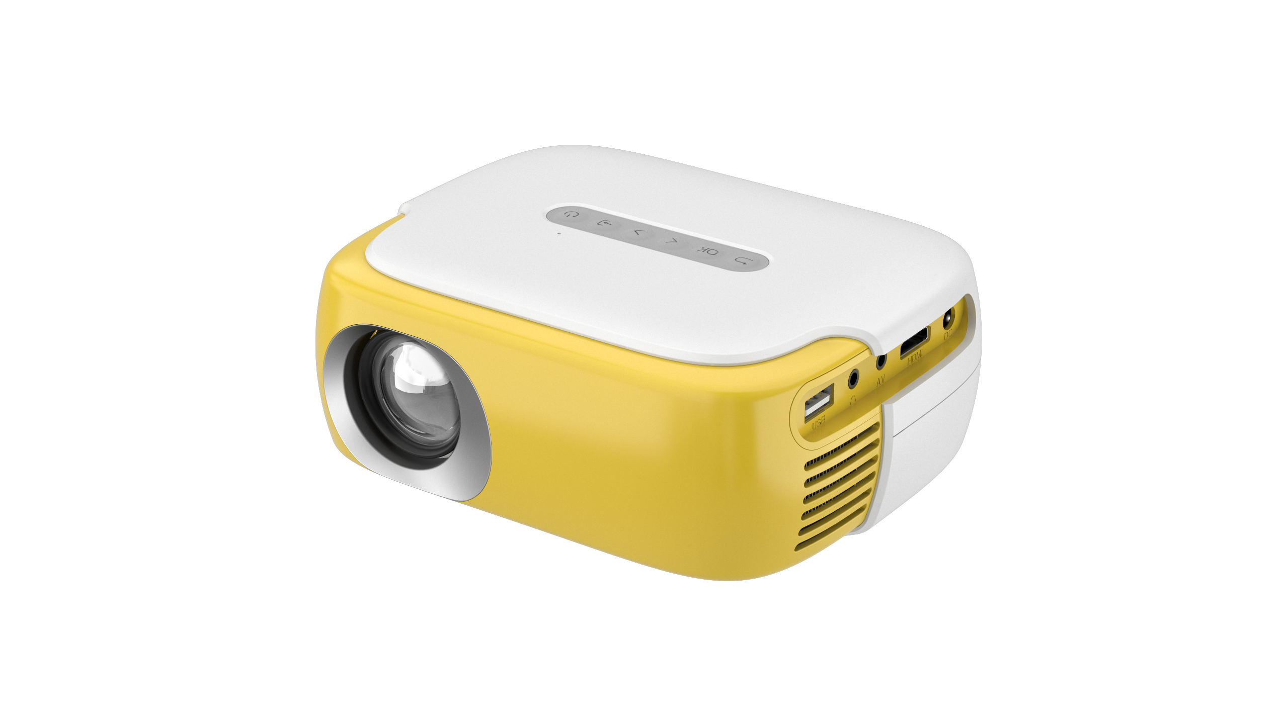 Mini Smart Portable Movie Projector for Android,Windows,PS5,Laptop,TV-Stick,Compatible with HDMI,USB and Remote Control