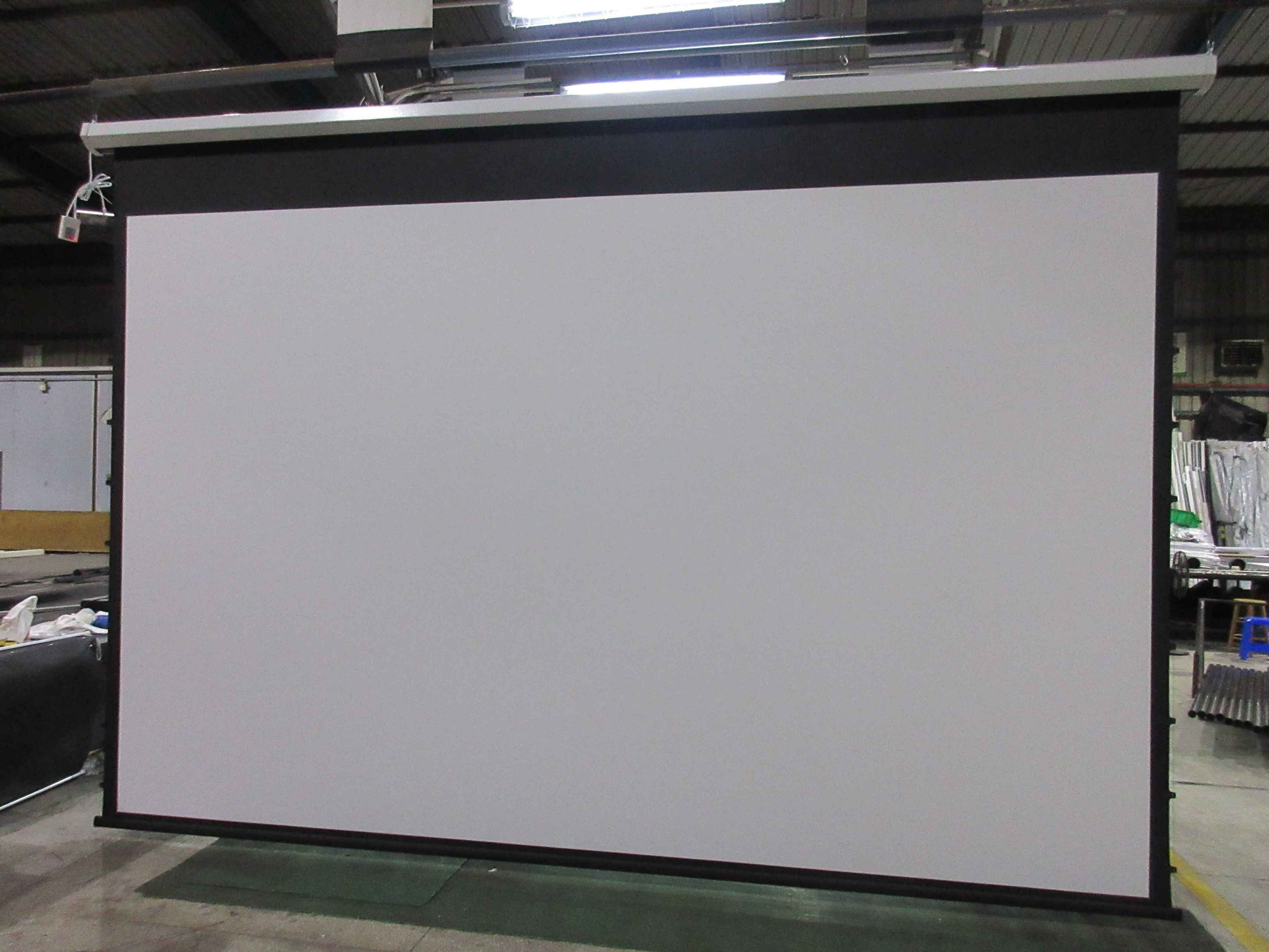 Large Motorized/electric Projection/projector Screen Electric High Tubular Motor Screen 250 16:9 Inch 