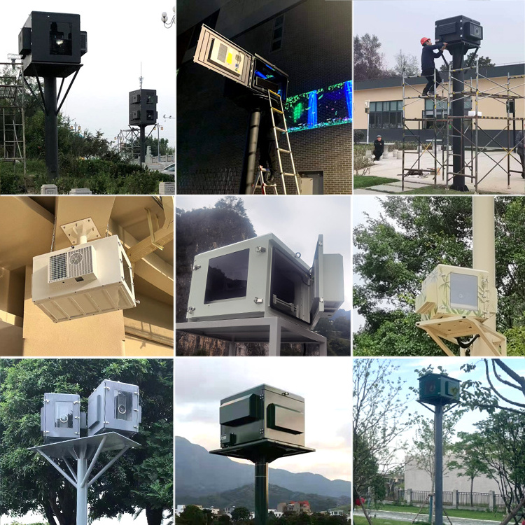 Waterproof and anti-theft large laser projector outdoor projection enclosure base station protective box