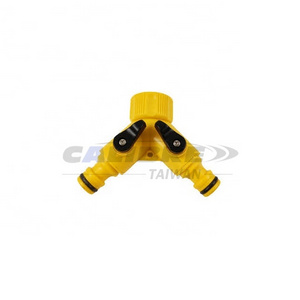 CALIBRE Universal Faucet Connector Y Hose Splitter Hose Repair Connector 2 Way Hose Pipe Splitter