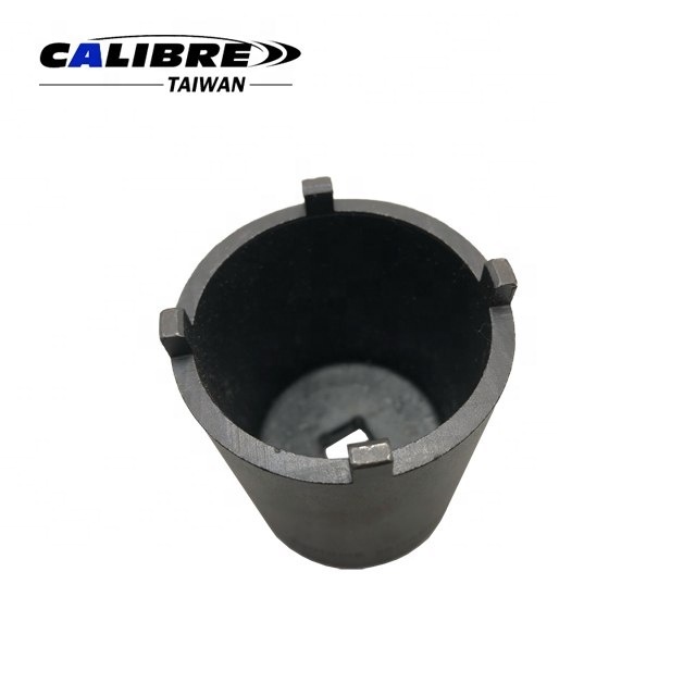 CALIBRE 4 Outer 1/2 - 3/4 Ton 4WD Spindle Nut Socket Wrench 4 Lug Axle Nut Socket Bearing Locknut Socket