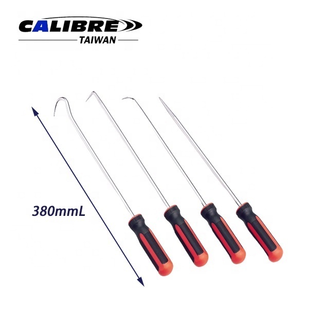 TAIWAN CALIBRE 4pc 380mm Length Extra Long Hook And Pick Removal Tool Set