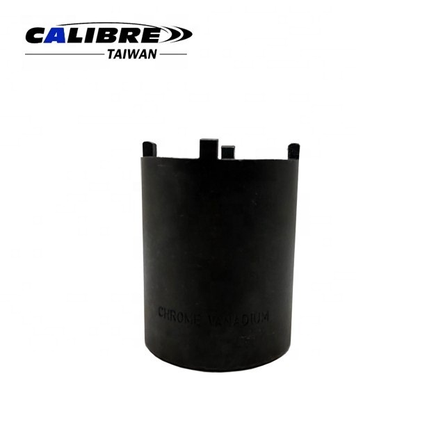 CALIBRE 4 Outer 1/2 - 3/4 Ton 4WD Spindle Nut Socket Wrench 4 Lug Axle Nut Socket Bearing Locknut Socket