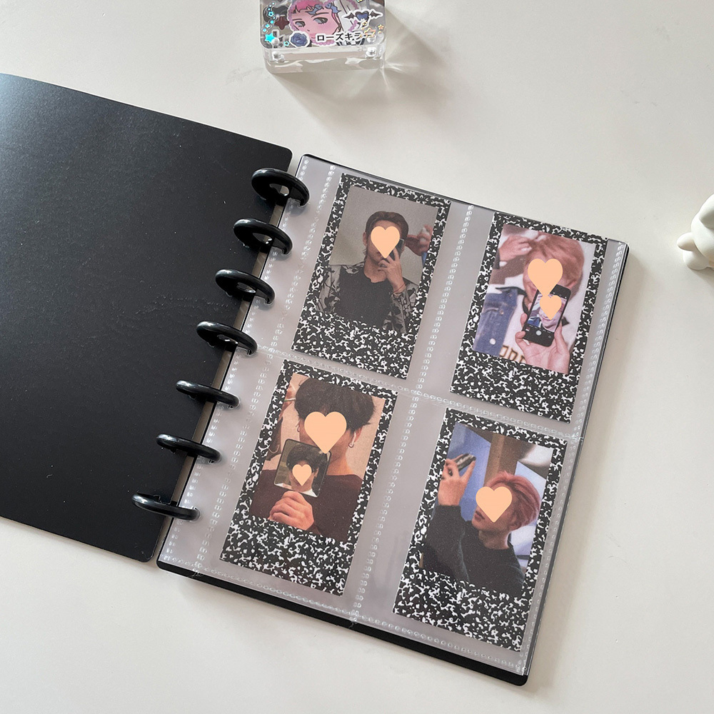 Wholesale Journal notebook Art supplies memory album custom size logo Disc Binding Ring book