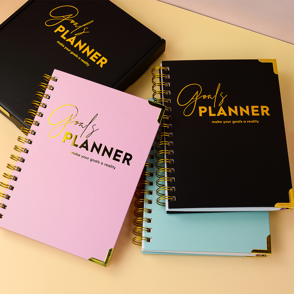 Planificador A5 Spiral Weekly Monthly Manifestation Notebook Private Label Goal Journals And Planners