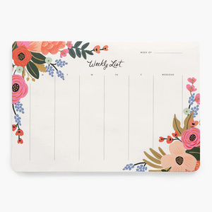 Custom Floral Printed A4 Paper Peel off Table Memo Notes Weekly Desk Pad Notepad Planner