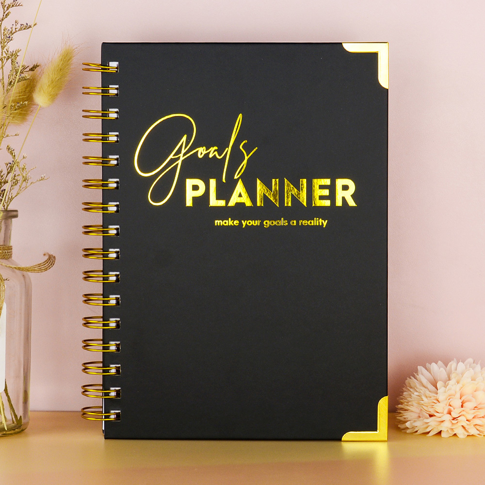 Planificador A5 Spiral Weekly Monthly Manifestation Notebook Private Label Goal Journals And Planners