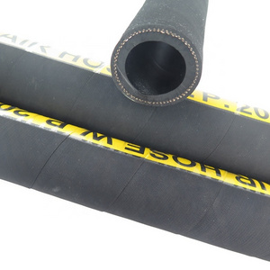 20Bar 1/2 " 3/8" Colored Soft High Pressure Flexible Fabric Braided Rubber Compressor Air Water Hose Pipe