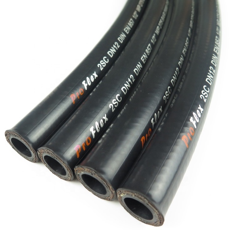 EN 857 2SC Factory price Oil Resistant Hydraulic Rubber Hose